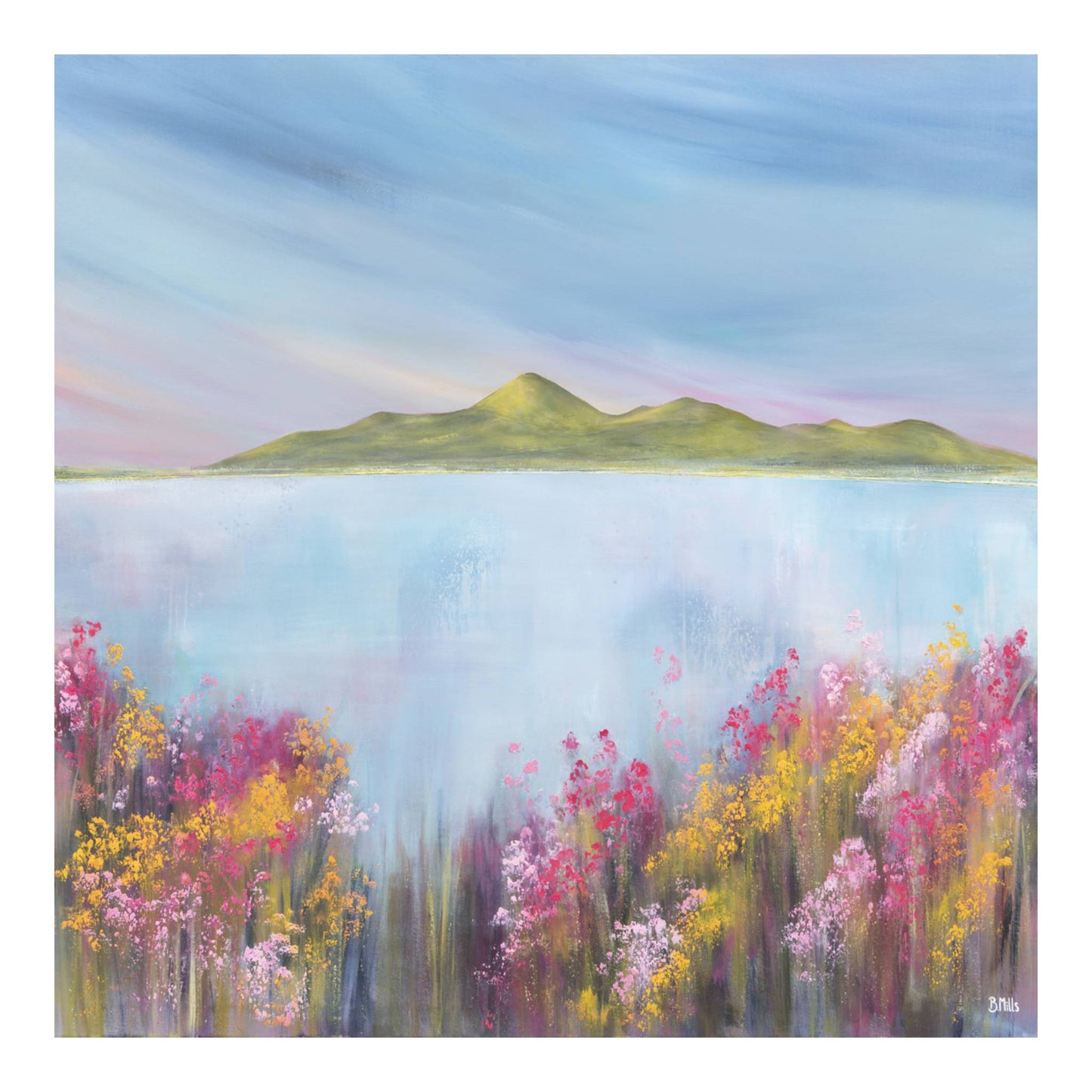 Blossoms by the Bay Print
