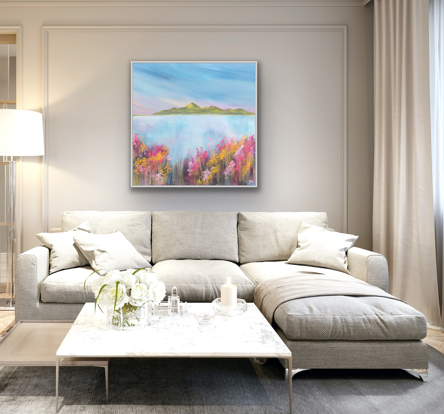 Blossoms by the Bay Print