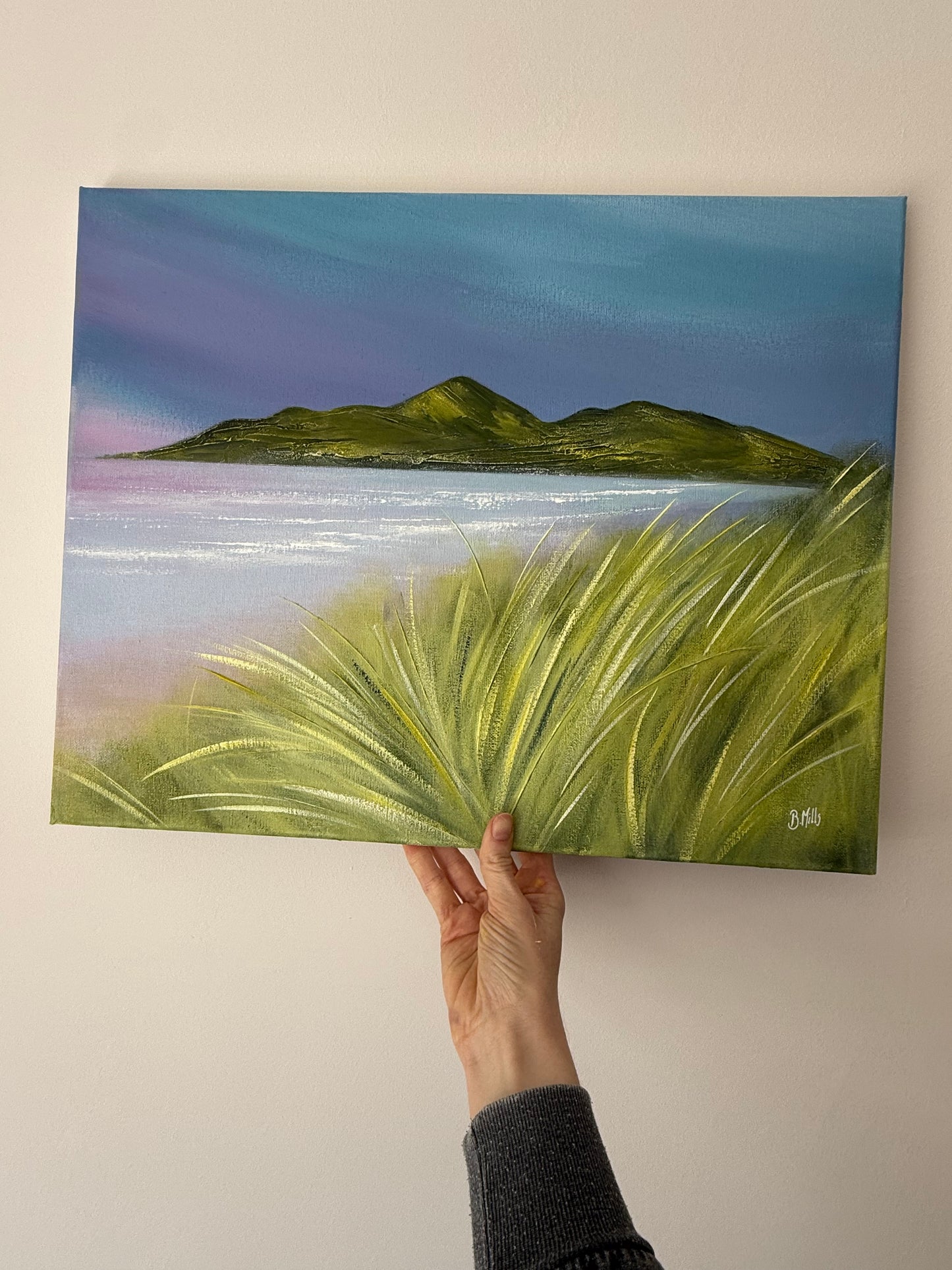 Last Light over the Mournes available @ Painted Earth, Newcastle