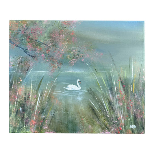 Autumn by the Lake - Framed